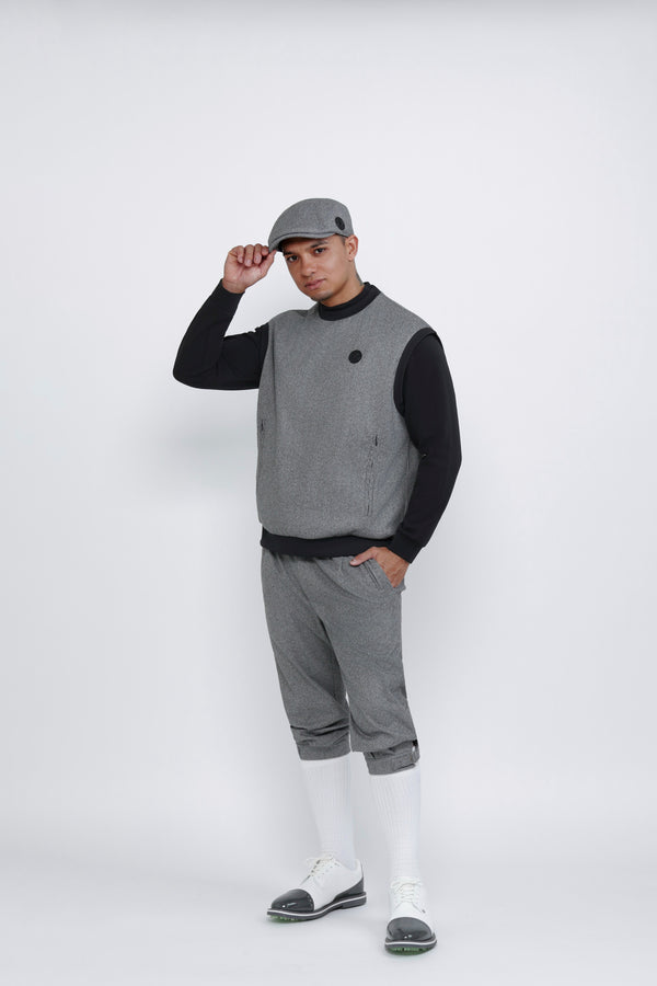 IZREEL ウールライクVE / WH×BK