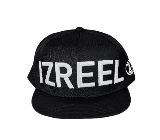 IZREEL CAP / BK-WH logo