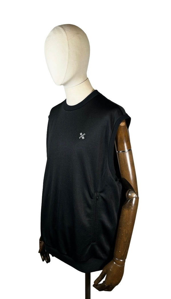 IZREEL × HiKRASS クルーネックベスト / BK