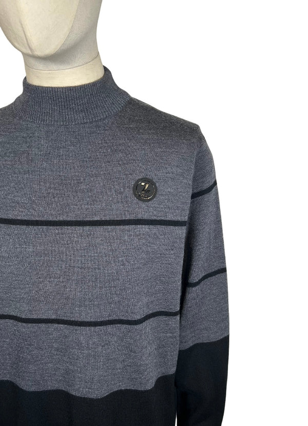 IZREEL ハイネックニット / GRAY