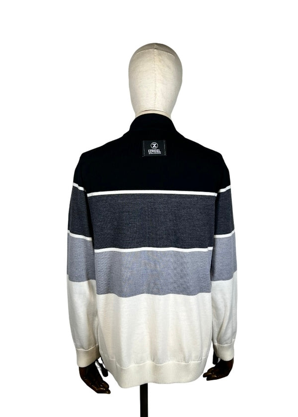 IZREEL ハイネックニット / BK