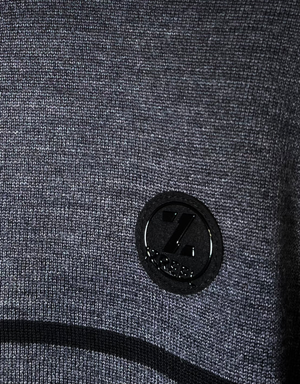 IZREEL ハイネックニット / GRAY