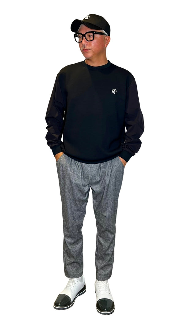 IZREEL ウールライクジョッパーズ / WH×BK