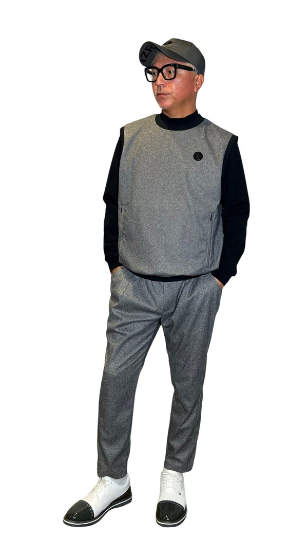 IZREEL ウールライクジョッパーズ / WH×BK