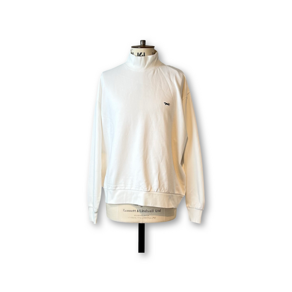 THE FOX Golf モックネックシャツ / White